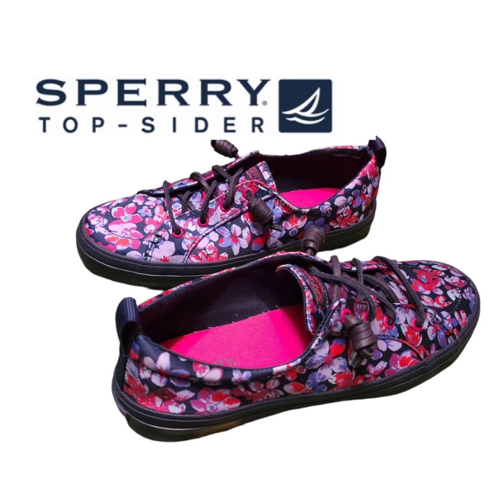 EUC Sperry Top Sider Floral
